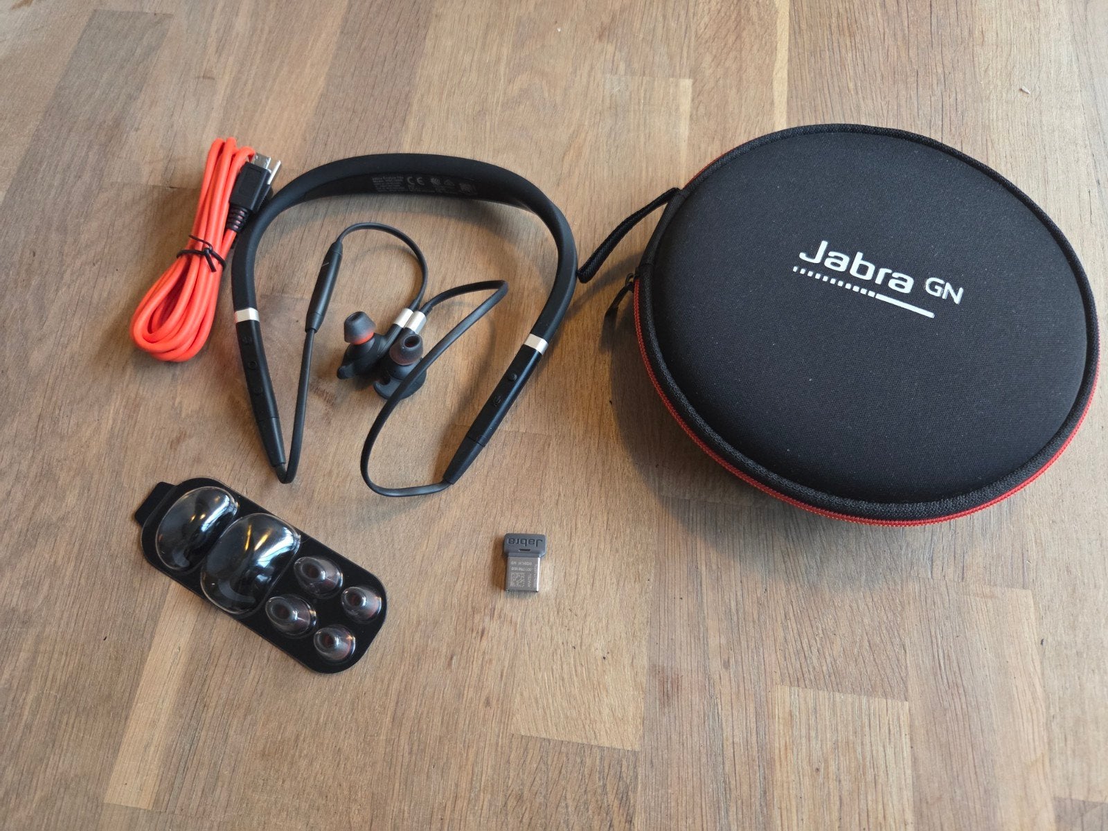Jabra Evolve 75e MS Draadloze In-ear Hoofdtelefoon, In-ear, Draadloos, Ophalen of Verzenden, Zo goed als nieuw