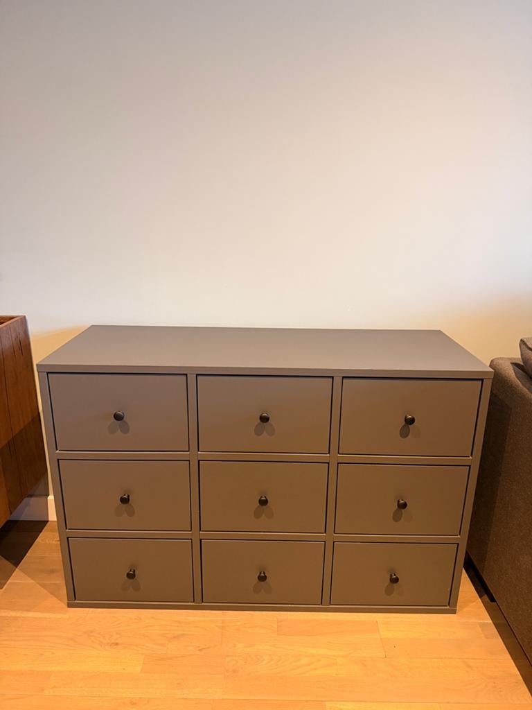 IKEA Bryggja dressoir, Ophalen, 100 tot 150 cm, Zo goed als nieuw, Met lade(s)
