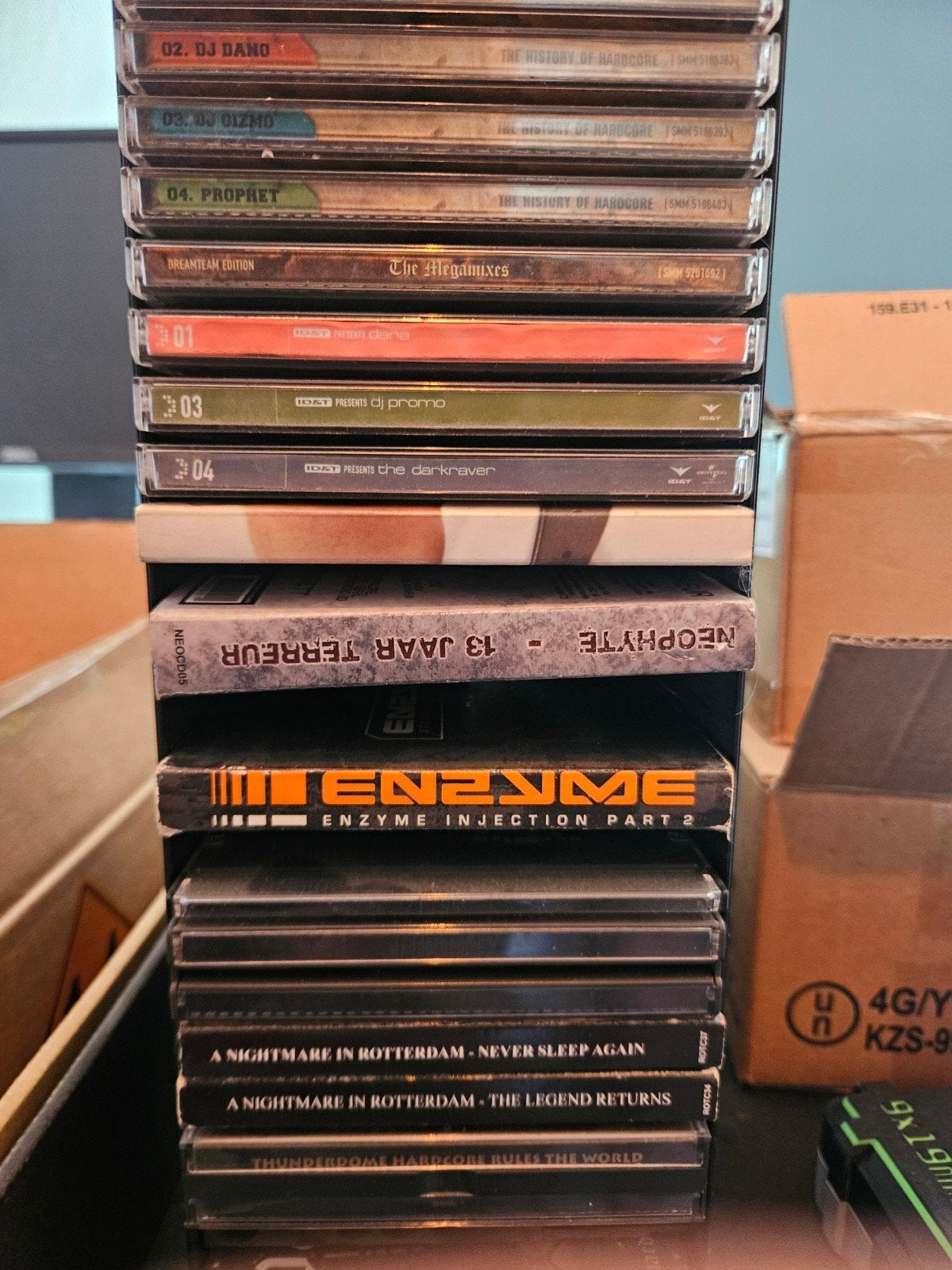 Grote collectie Hardcore en Techno CD's, Ophalen