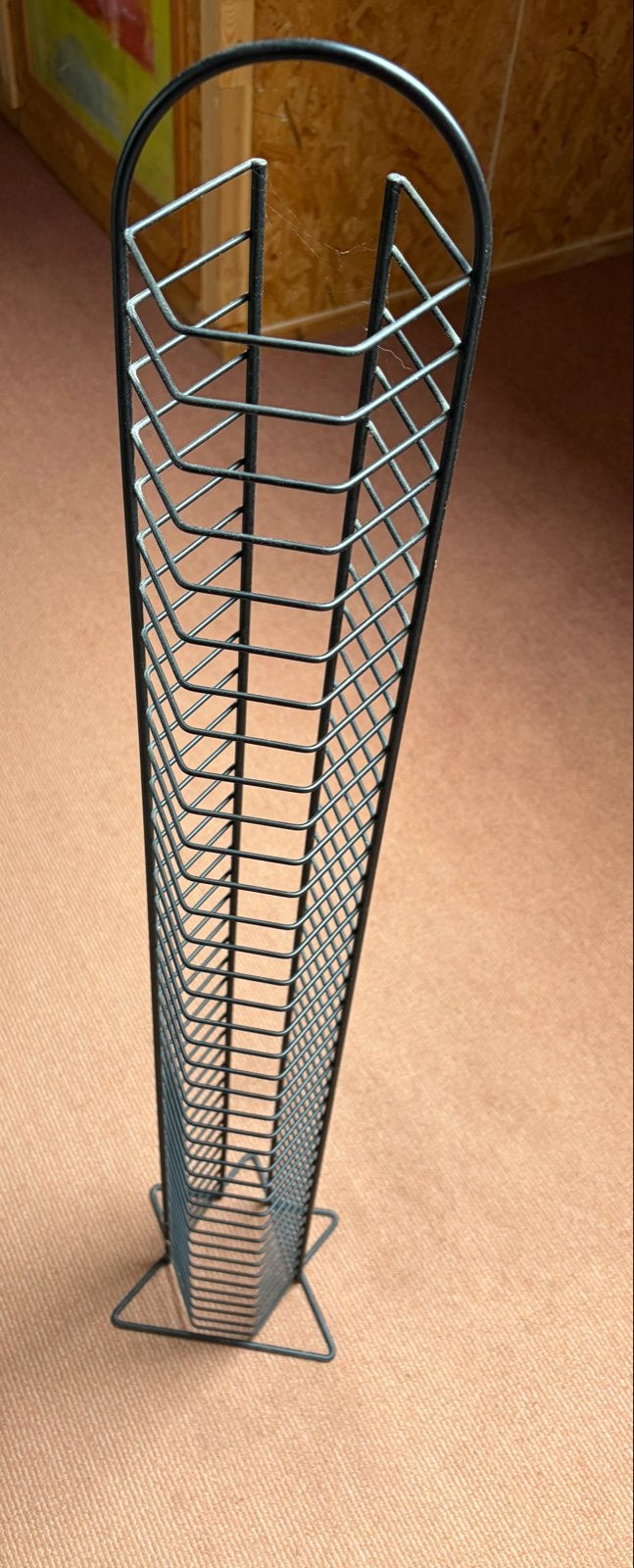 Metalen CD-rek - 110 cm hoog - In mooie conditie, Ophalen, Gebruikt, 75 tot 150 discs, Metaal