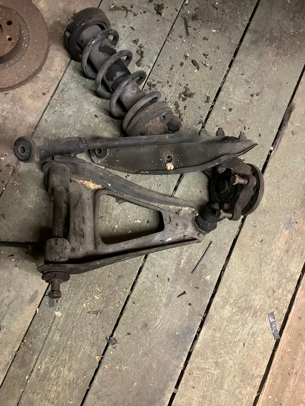 Draagarmen renault alpine V6 GTA onder en boven voorkant, Auto-onderdelen, Ophalen of Verzenden, Gebruikt, Oldtimer onderdelen