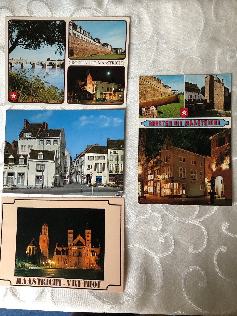 Ansichtkaarten gelopen Maastricht per stuk bieden, Ophalen of Verzenden, 1980 tot heden, Gelopen, Limburg