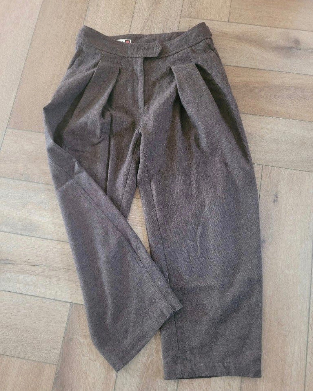 Nieuwe mooie bruine wijde broek van Zara, maat 38, Maat 38/40 (M), Bruin, Zara, Nieuw