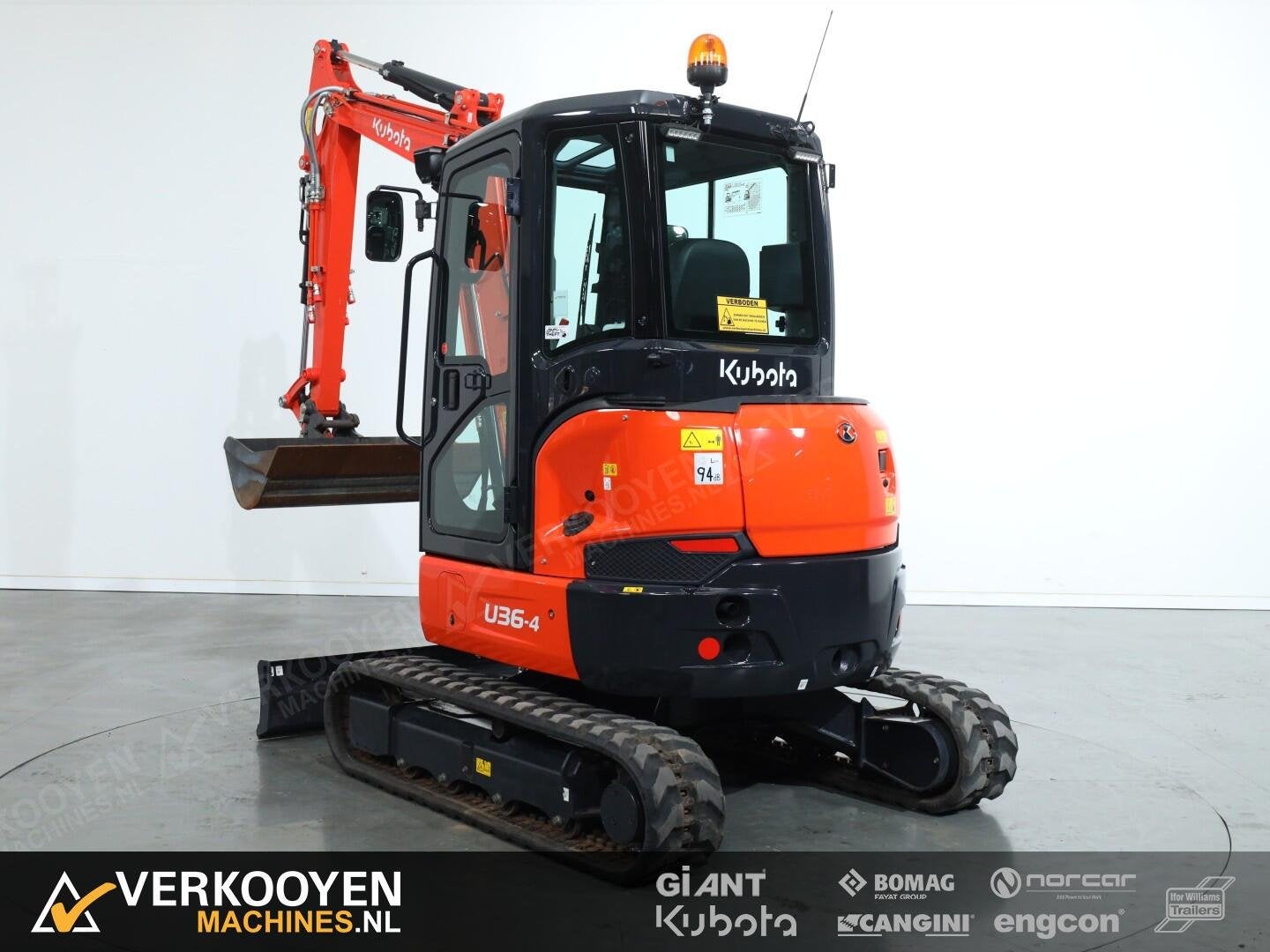 2021 Kubota U36-4 Hi Spec VK11029, Graafmachine