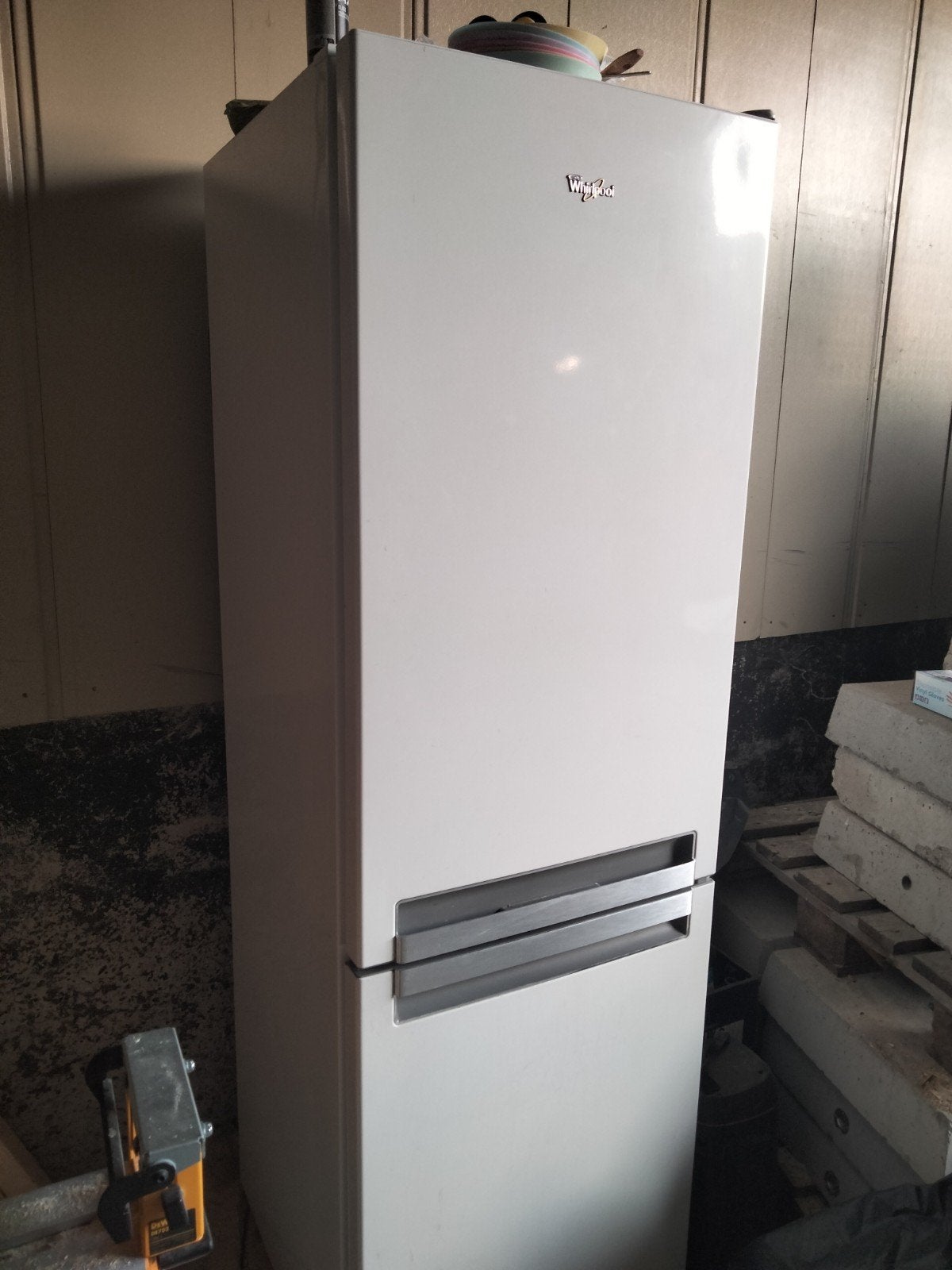 Whirlpool Koelkast met vriesvak - 185 cm hoog, Ophalen, Gebruikt, Met aparte vriezer, 160 cm of meer