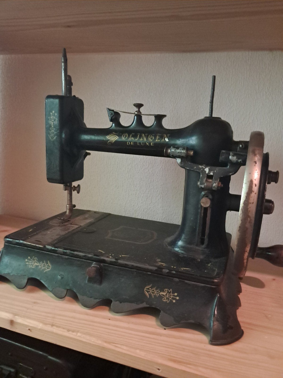 Prachtige Antieke Solingen Naaimachine, Ophalen