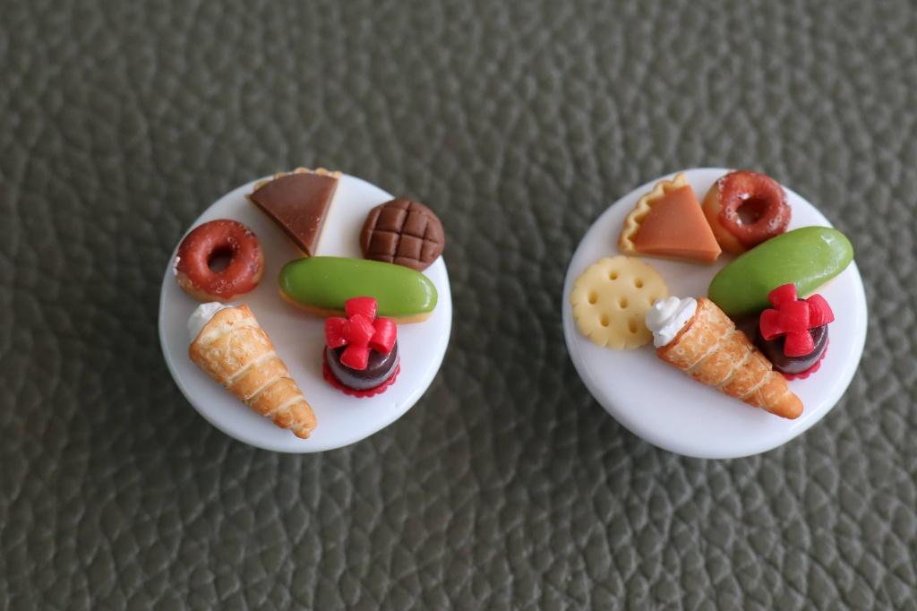 Setje gebakjes, donut,roomhoorn, koek, vlaaipunt., Ophalen of Verzenden, Nieuw, Gebruiksvoorwerp