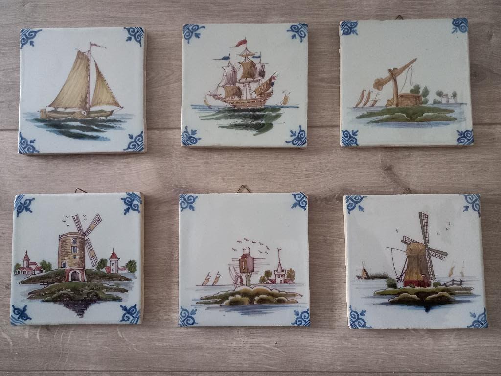 Antieke tegeltjes, Antiek en Kunst, Ophalen of Verzenden