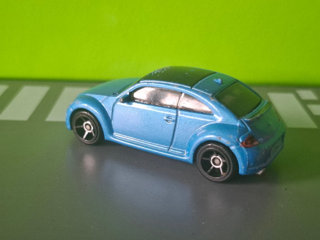 Hotwheels - 2012 Volkswagen Beetle [blauw] 1/60, Ophalen of Verzenden, Gebruikt, Auto