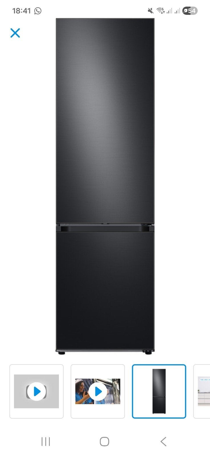 Samsung Koel-Vriescombinatie uit 2023, Ophalen, 200 liter of meer, Met aparte vriezer, 160 cm of meer