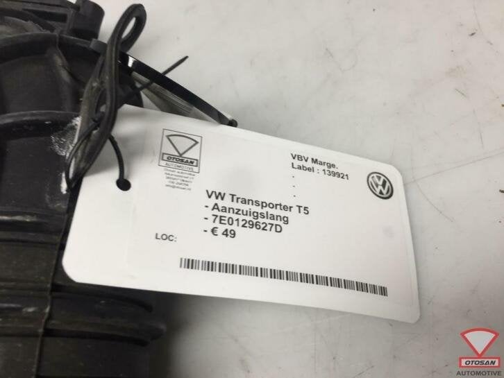 vw transporter t5 aanzuigslang 7e0129627d, Auto-onderdelen, Gebruikt, Volkswagen, Volkswagen AG, Berliner Ring 2
38440  Wolfsburg, DE
