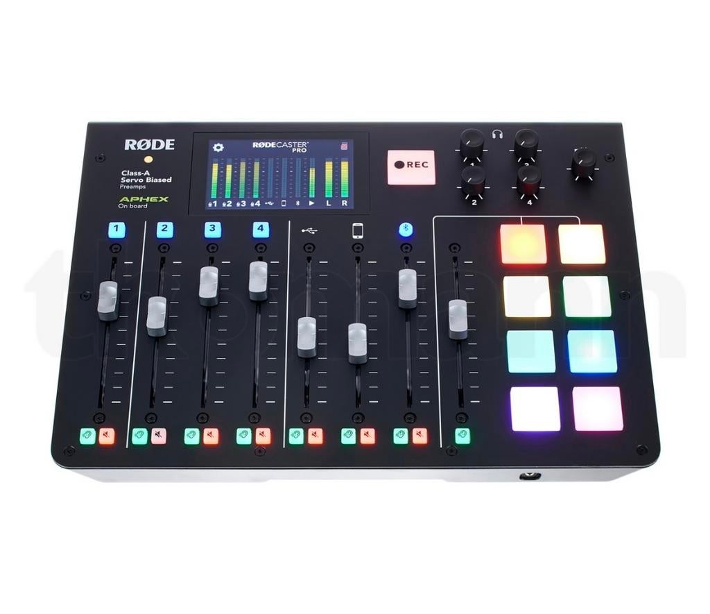Rode Rodecaster Pro - Podcast Productie Studio, Muziek en Instrumenten, Mengpanelen, Zo goed als nieuw, Minder dan 5 kanalen, Microfooningang
