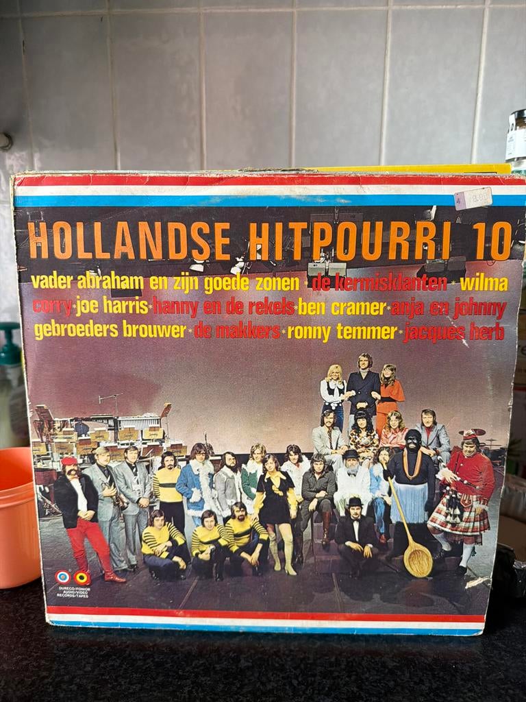 T6. Hollandse Hitpourri 10 - Diverse Artiesten LP, Ophalen of Verzenden, Gebruikt, 12 inch, Levenslied of Smartlap