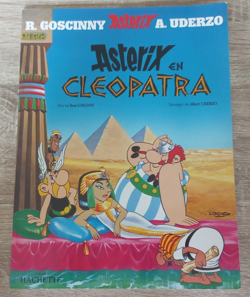 Asterix en Cleopatra (Nederlands), Gelezen, Eén stripboek, Ophalen of Verzenden, Goscinny & Uderzo