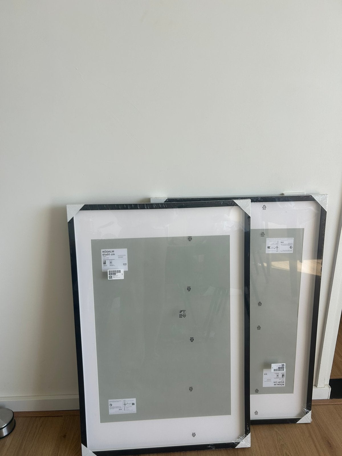 2x IKEA RÖDALM fotolijst zwart 61x91 cm, Ophalen, Nieuw