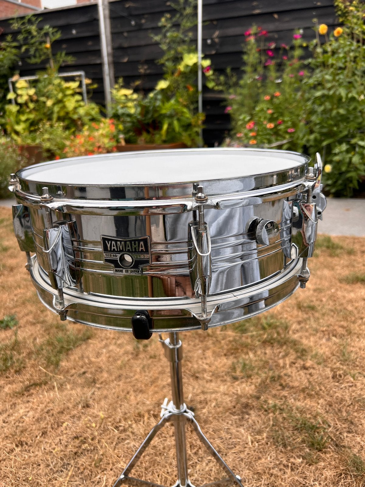 Zeldzame Yamaha Snaredrum Jaren '60 - 14x05 Chrome Steel, Ophalen, Gebruikt