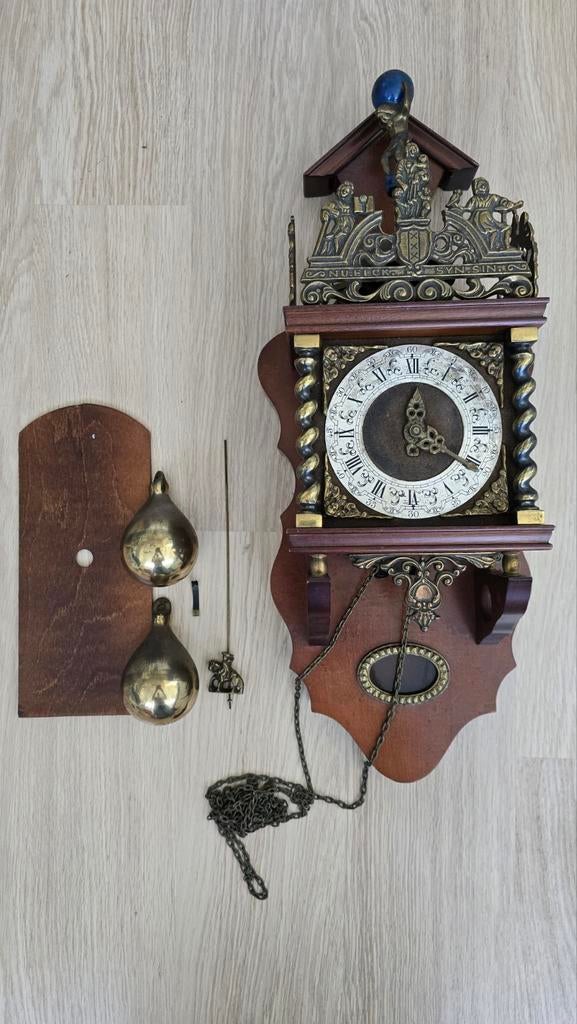Zaanse klok met Gewichten, Antiek en Kunst, Antiek | Klokken, Ophalen