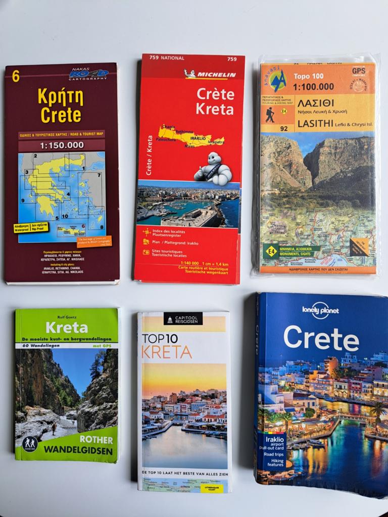 Reisgidsen, wandelgids en (wandel)kaarten Kreta, Lonely Planet, Europa, Ophalen of Verzenden, Zo goed als nieuw