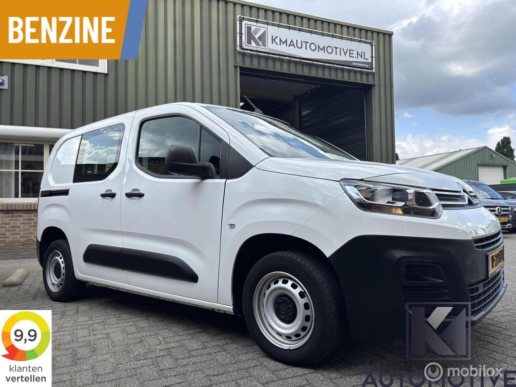 Citroen Berlingo 1.2tBenzine|Airco|Schuifdeur|DAB|Cruisecont, Citroën, Wit, Bedrijf, Handgeschakeld