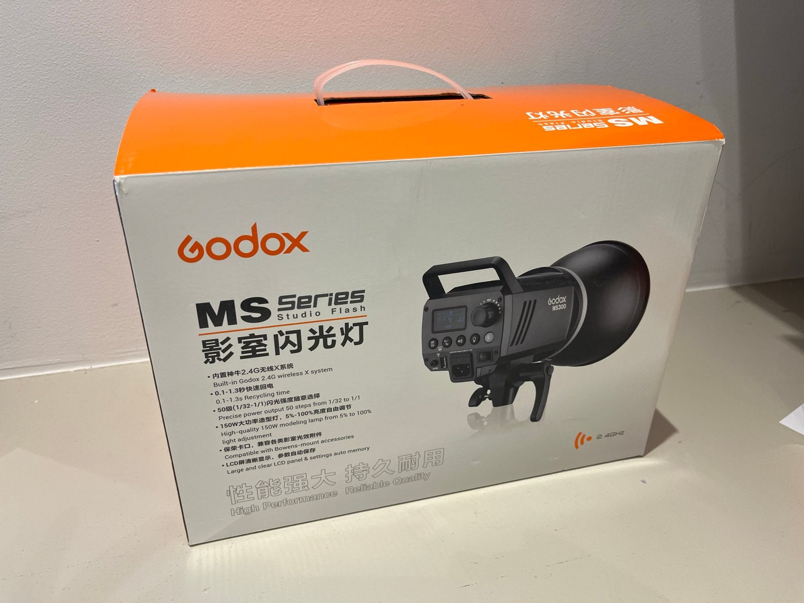 Godox MS300 Studioflitser - Nieuwstaat in originele doos, Audio, Tv en Foto, Fotografie | Flitsers, Instellicht, Ophalen of Verzenden
