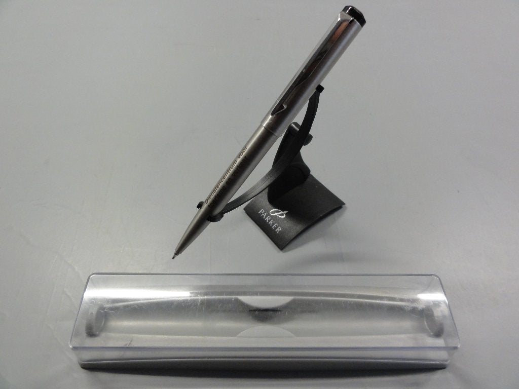 parker vector vulpotlood met reclame, Verzamelen, Pennenverzamelingen, Gebruikt, Vulpotlood, Parker, Ophalen of Verzenden