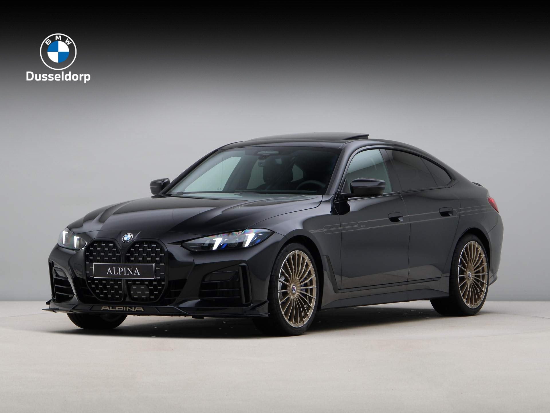 Alpina B4 GT SWITCH-TRONIC Allrad - Black Sapphire, Auto's, Zwart, Verwarmde buitenspiegels, Zwart, Vierwielaandrijving