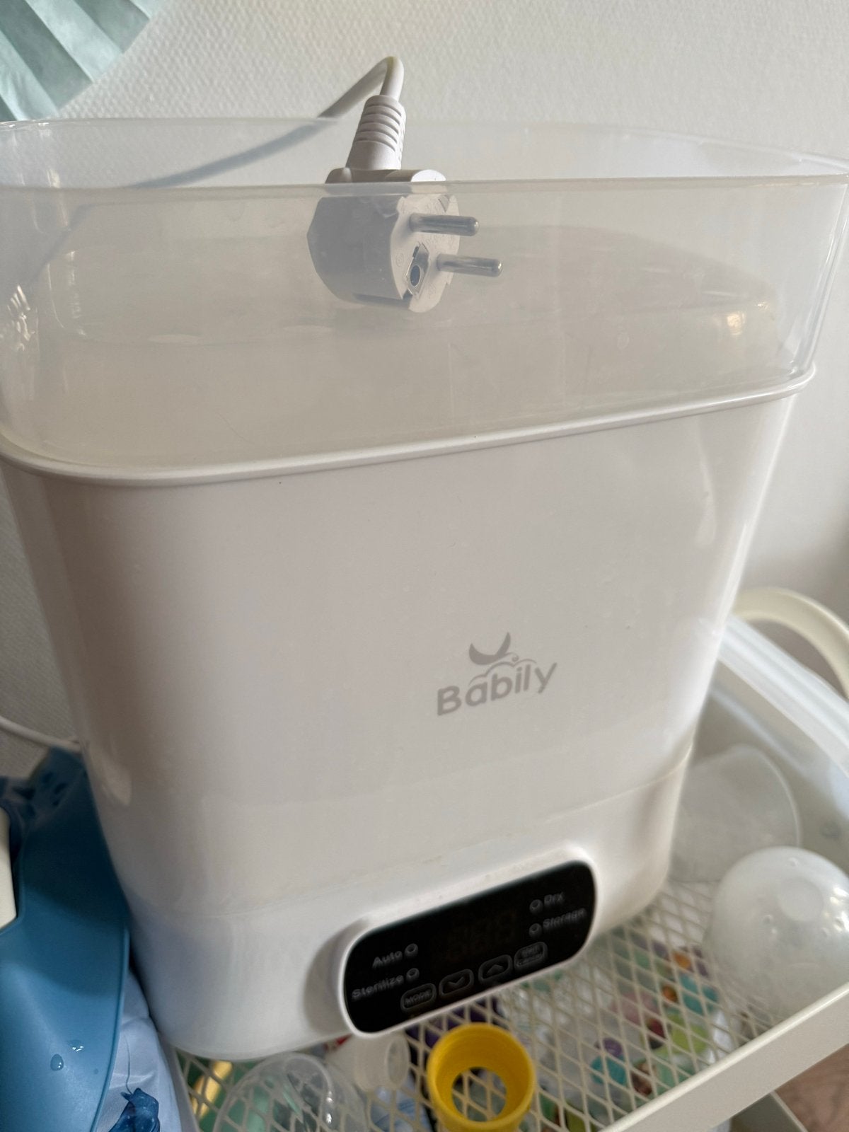 Babily 4-in-1 Flessensterilisator - Zo goed als nieuw, Ophalen, Zo goed als nieuw, Sterilisator