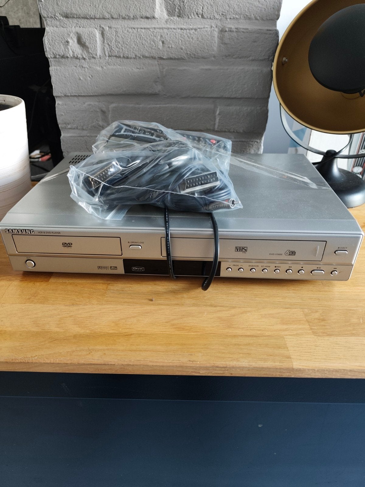 Samsung DVD-V5600 DVD/VCR-speler, Ophalen of Verzenden, Gebruikt, Dvd-speler, Samsung