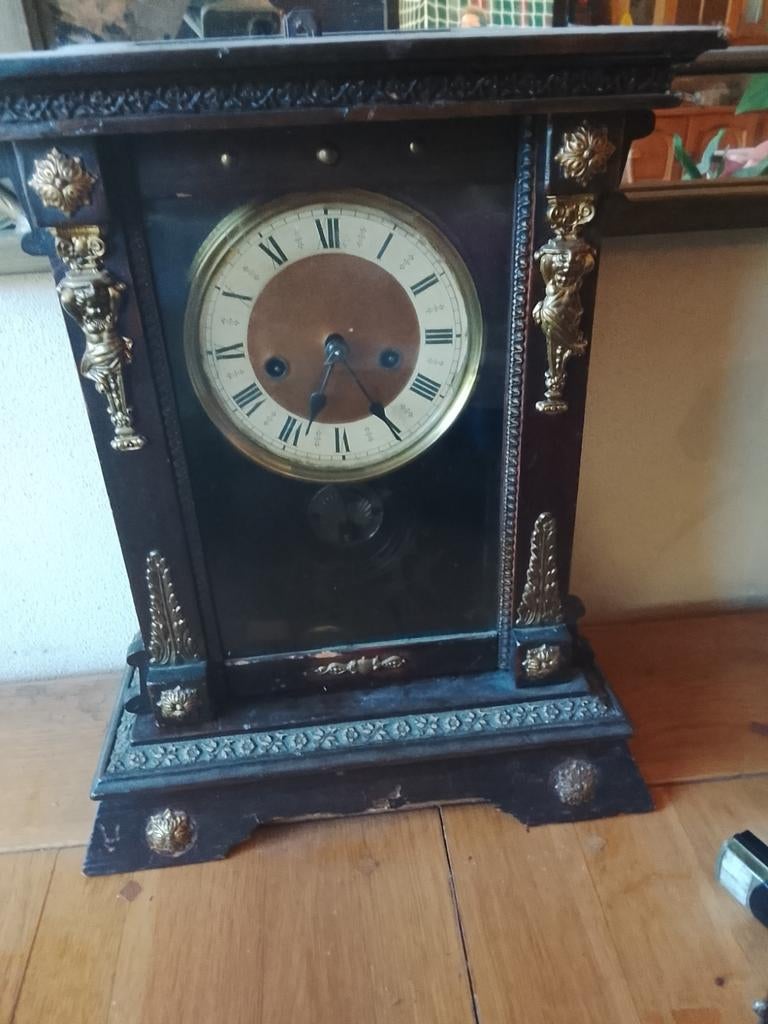 Antieke tafel klokken, Ophalen of Verzenden