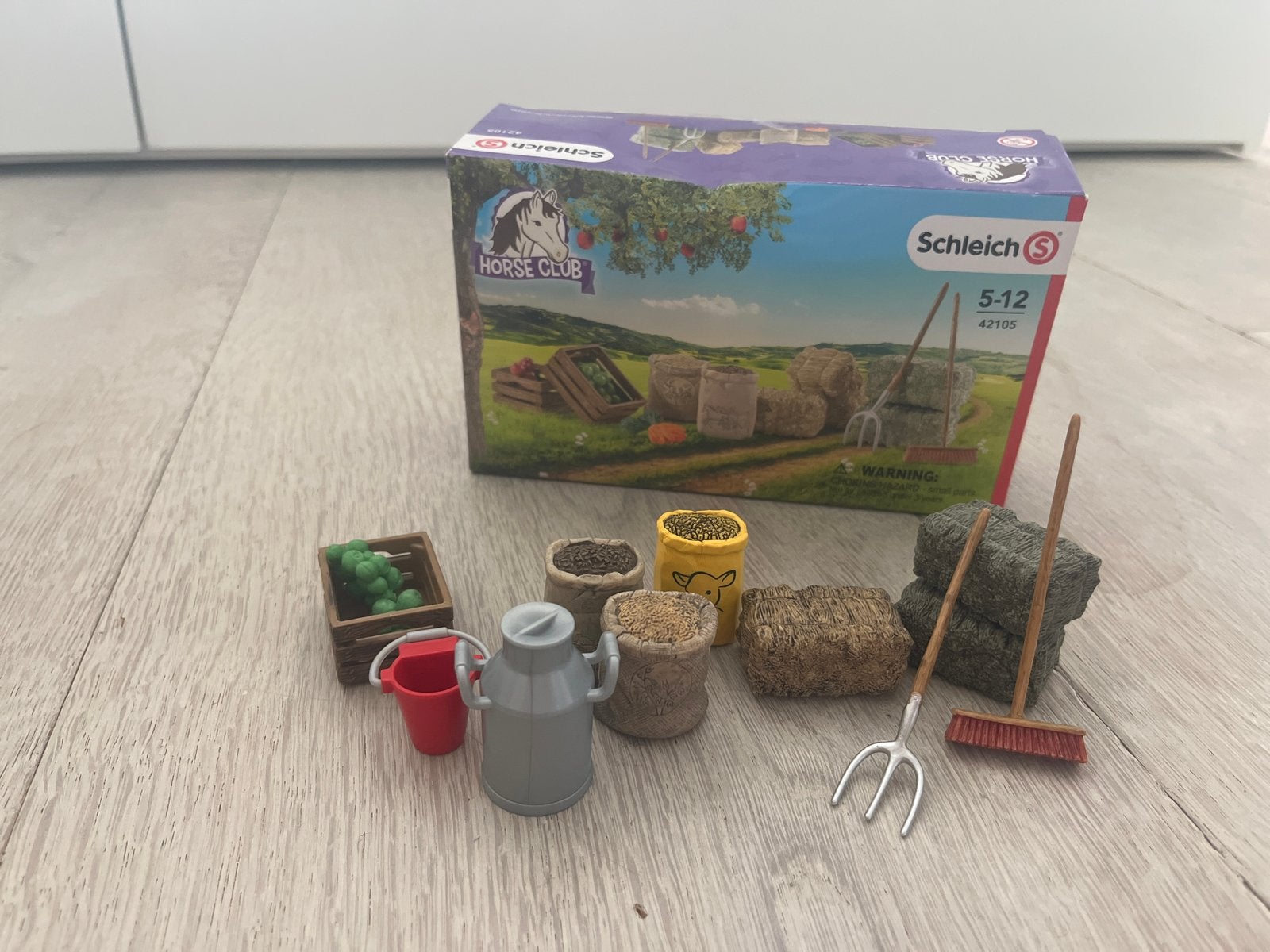 Schleich Horse Club Voedsel en Stro Set 42105, Ophalen of Verzenden, Zo goed als nieuw, Jongen of Meisje