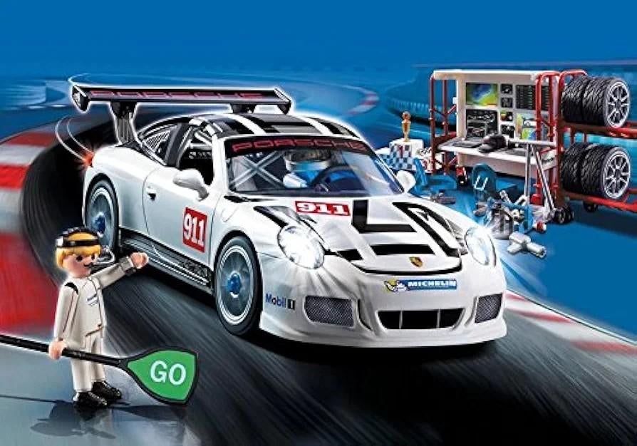 Playmobil Porsche 9225 met werkende verlichting, Kinderen en Baby's, Speelgoed | Playmobil, Ophalen of Verzenden, Zo goed als nieuw