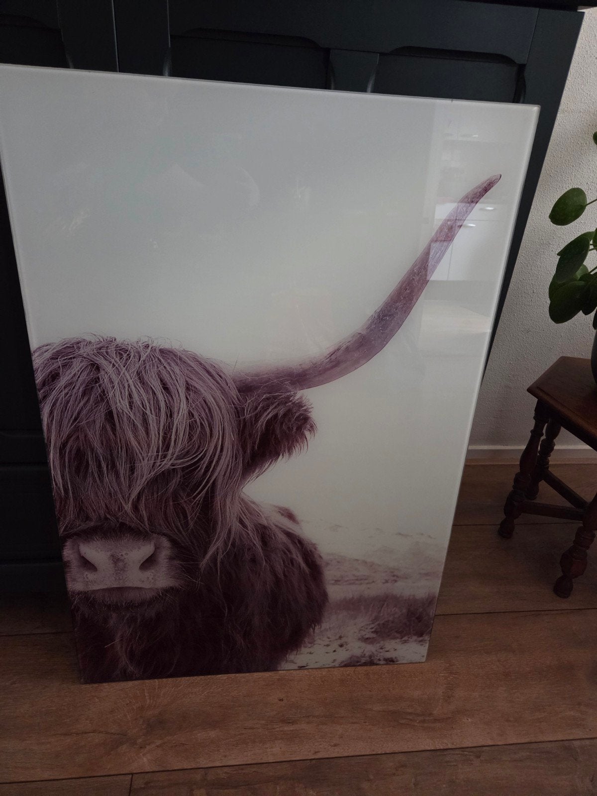 Glazen wanddecoratie, Huis en Inrichting, Ophalen, Zo goed als nieuw