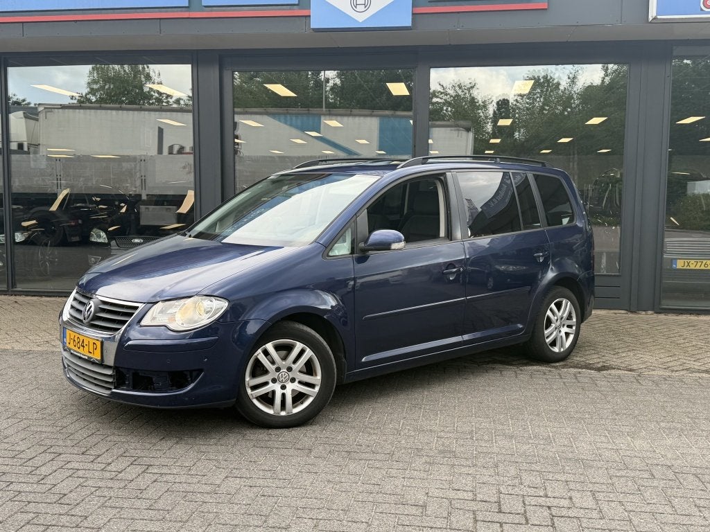 Volkswagen Touran 1.4 TSI Highline (bj 2009), Auto's, Volkswagen, Euro 5, Gebruikt, 4 cilinders, Blauw