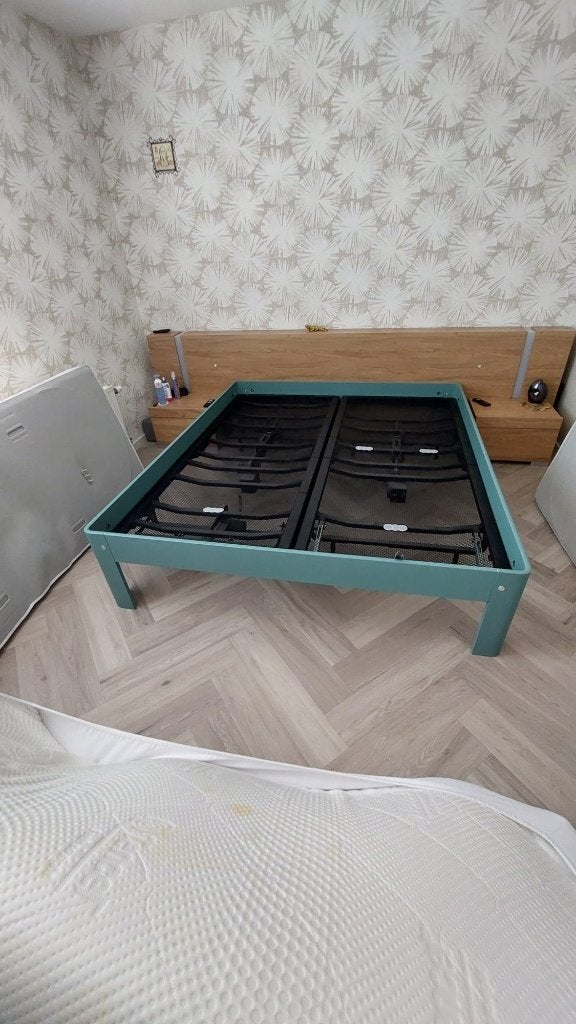 Auping Arondo bed 180x210cm met elektrische spiralen, Ophalen, 210 cm, Tweepersoons, 180 cm