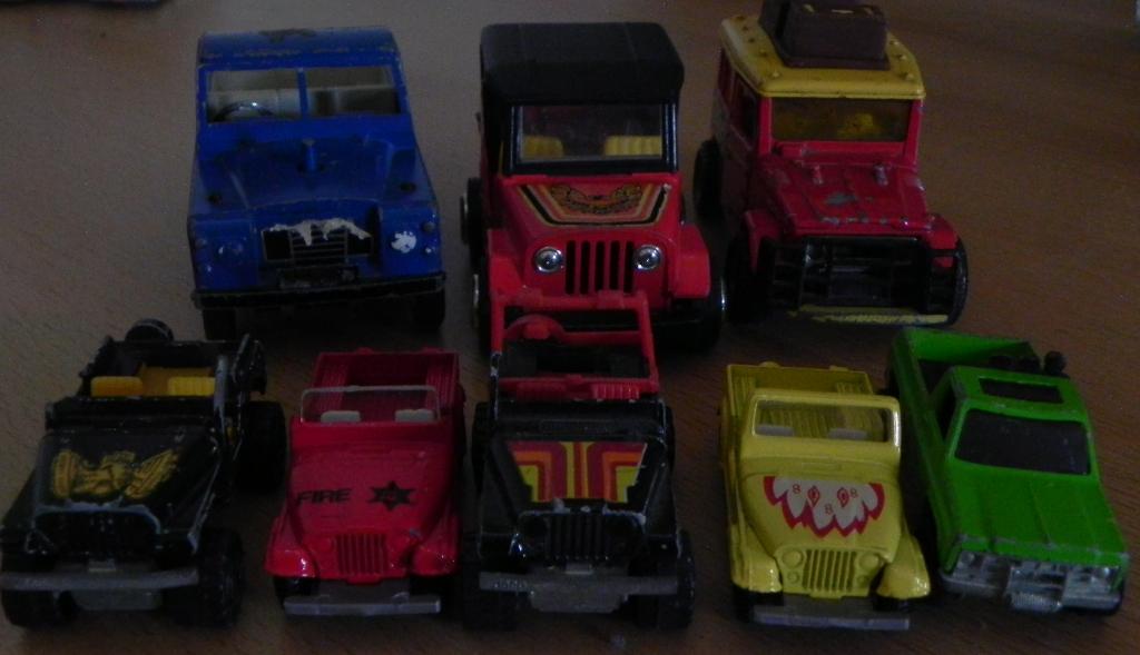 autotjes  8x  Jeeps, Verzamelen, Speelgoed, Ophalen of Verzenden, Zo goed als nieuw