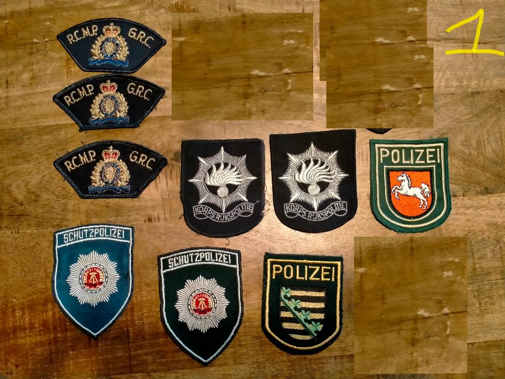 Sheriff Politie Country vintage logo patch kledingembleem 2, Ophalen of Verzenden, Gebruikt
