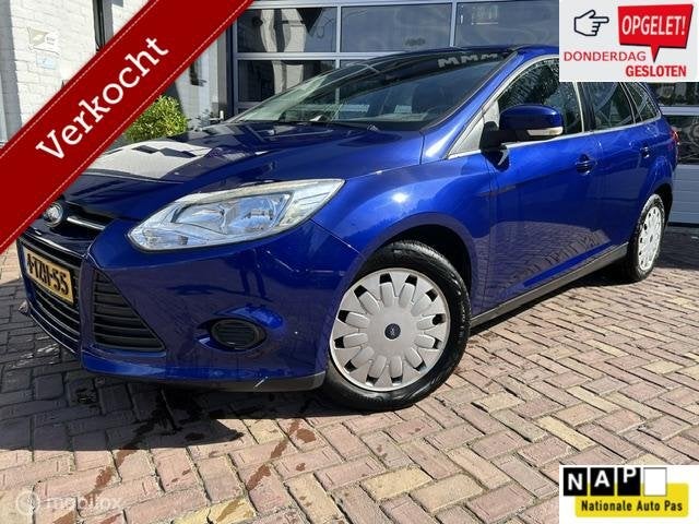 Ford Focus Wagon 1.6 TDCI Trend * NAVIGATIE * AIRCO, Auto's, Ford, Euro 5, Stof, Gebruikt, 4 cilinders