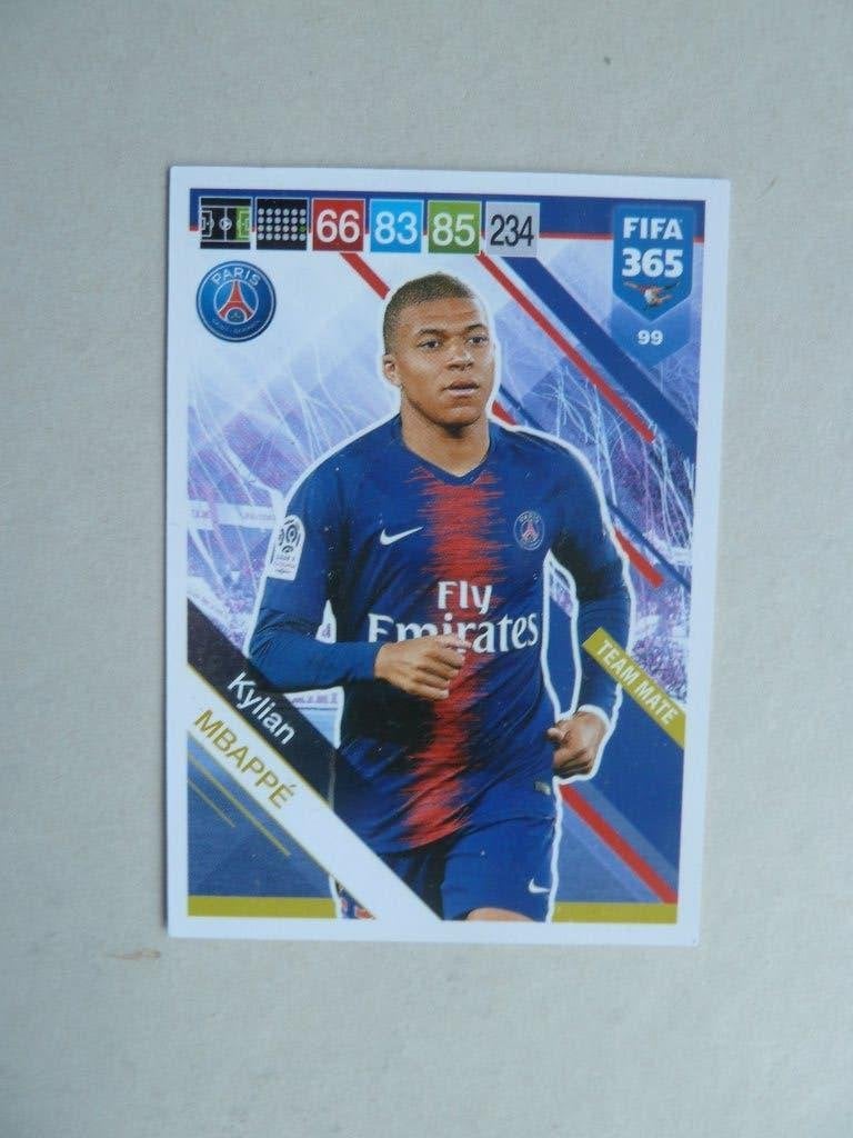Panini Card Fifa 365.   Kylian.Mbappe. Team Mate, Ophalen of Verzenden, Zo goed als nieuw, Buitenlandse clubs, Poster, Plaatje of Sticker