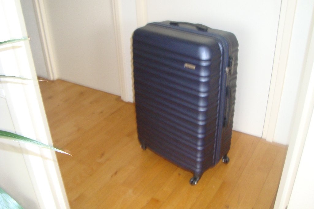 Nw. XL Koffer, met 4 zwenkwielen. (dark blue), Hard kunststof, Nieuw, 70 cm of meer, Minder dan 35 cm
