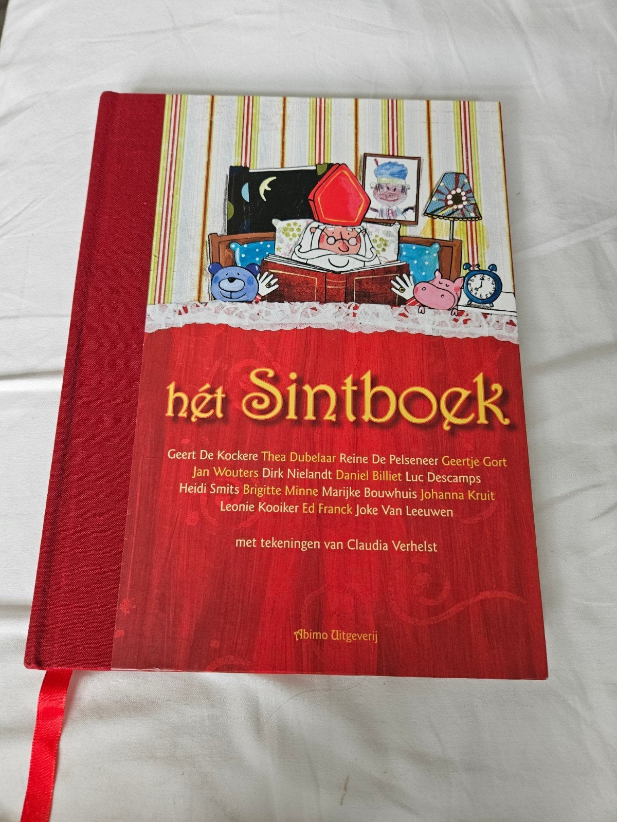 Het Sintboek - Spannende verhalen en gedichten, Ophalen of Verzenden, Zo goed als nieuw, Diverse auteurs (o.a. Geert De Kockere, Thea Dubelaar)