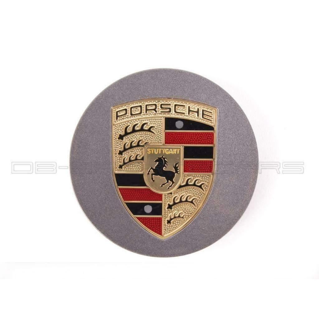 Porsche naafdoppen antraciet, Auto diversen, Wieldoppen, Verzenden, Nieuw