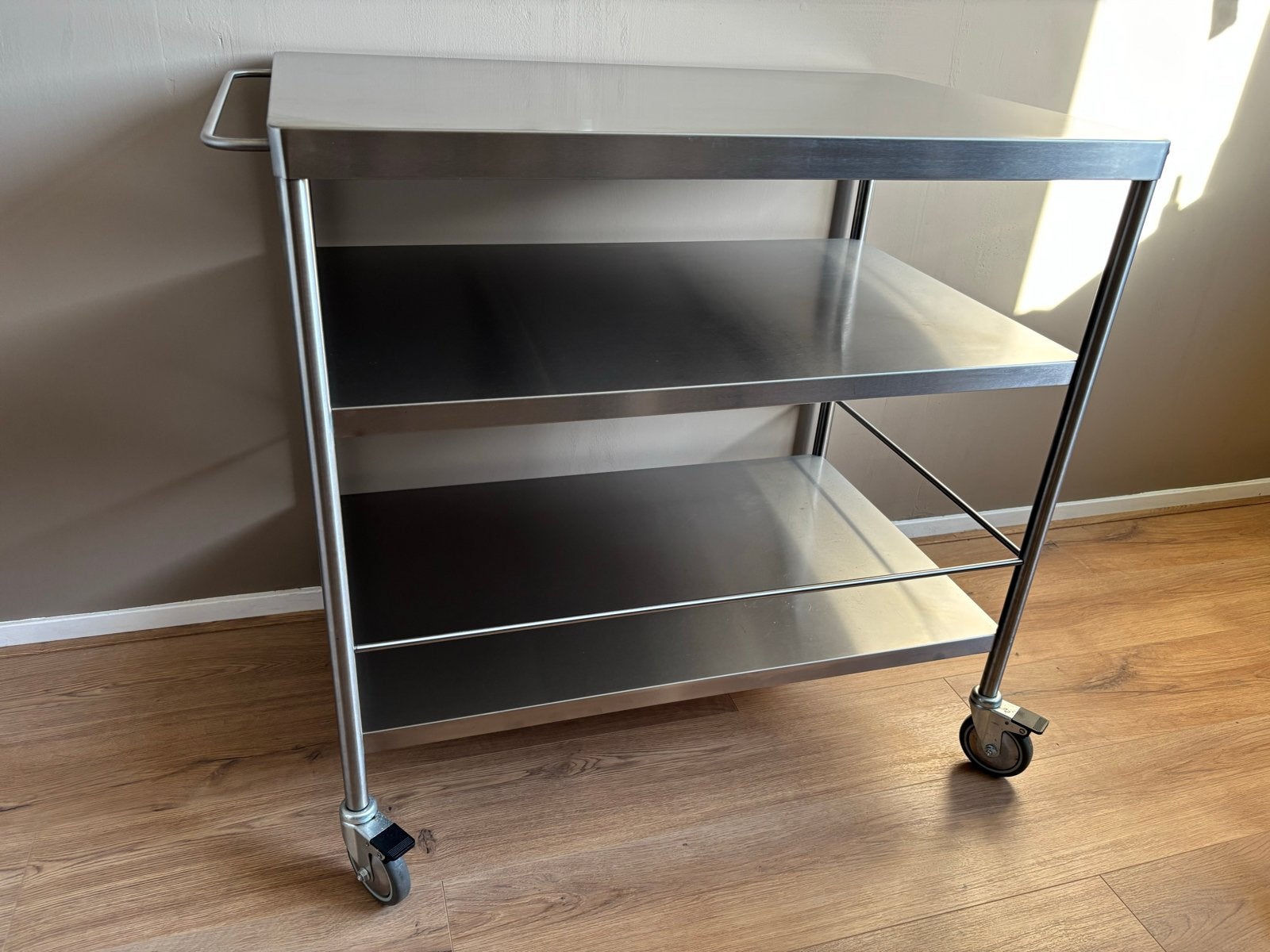 IKEA FLYTTA RVS trolley, Ophalen, Gebruikt
