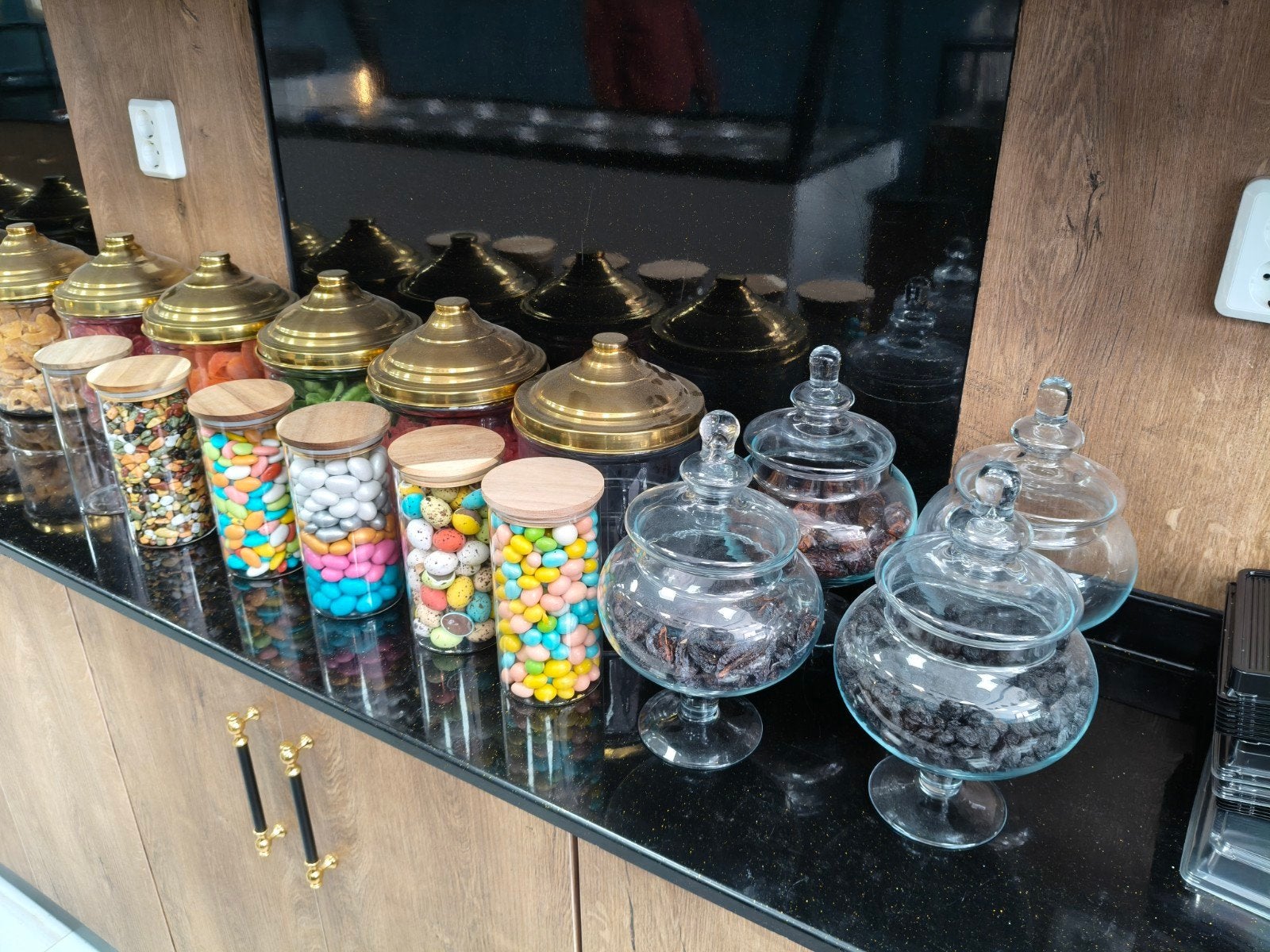 decoratie glazen bewaarcontainer, Ophalen of Verzenden