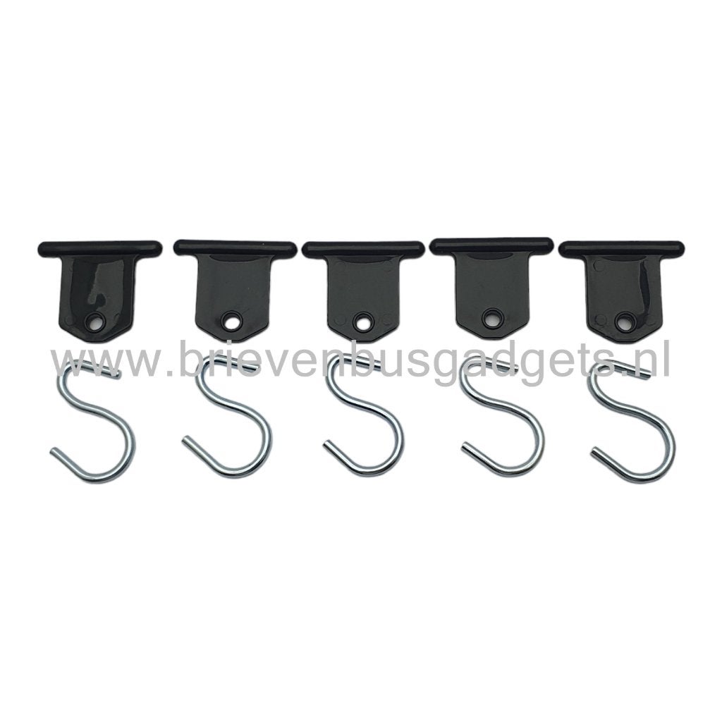 Luifelhaken voor Camper Caravan (set van 5), Caravans en Kamperen, Nieuw, Www.brievenbusgadgets.nl, Www.brievenbusgadgets.nl, Verzenden