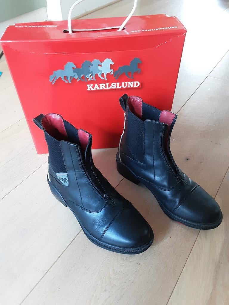 Paardrijschoenen jodhpur Karlslund Lina dames zwart 37, Dieren en Toebehoren, Dressuur, Ophalen of Verzenden, Zo goed als nieuw