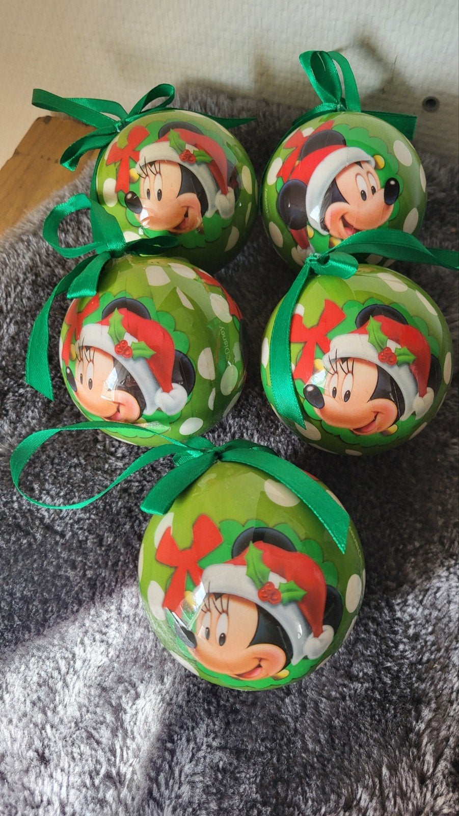 5 mickey mouse/ goofy kerstballen in nette staat, Ophalen of Verzenden