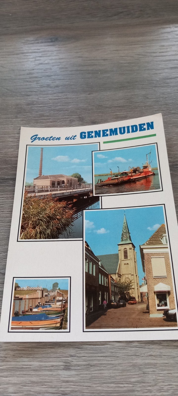 ansichtkaart genemuiden, Ophalen of Verzenden