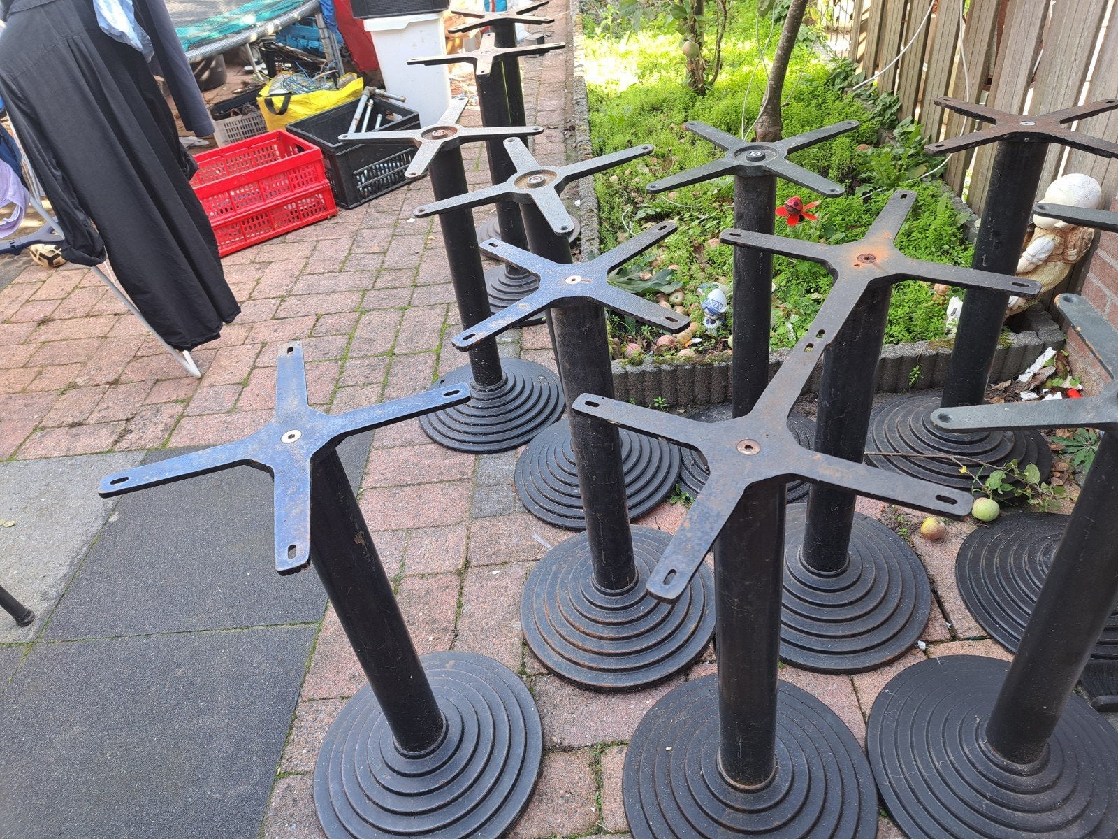 Robuuste metalen tafelpoten voor diverse toepassingen, Ophalen, Tafelpoot, Minder dan 50 cm, Gebruikt