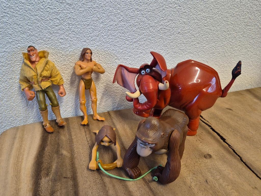 Mcdonalds - Happy Meal - Disney Tarzan 1999, Verzamelen, Disney, Gebruikt, Beeldje of Figuurtje, Overige figuren, Ophalen of Verzenden