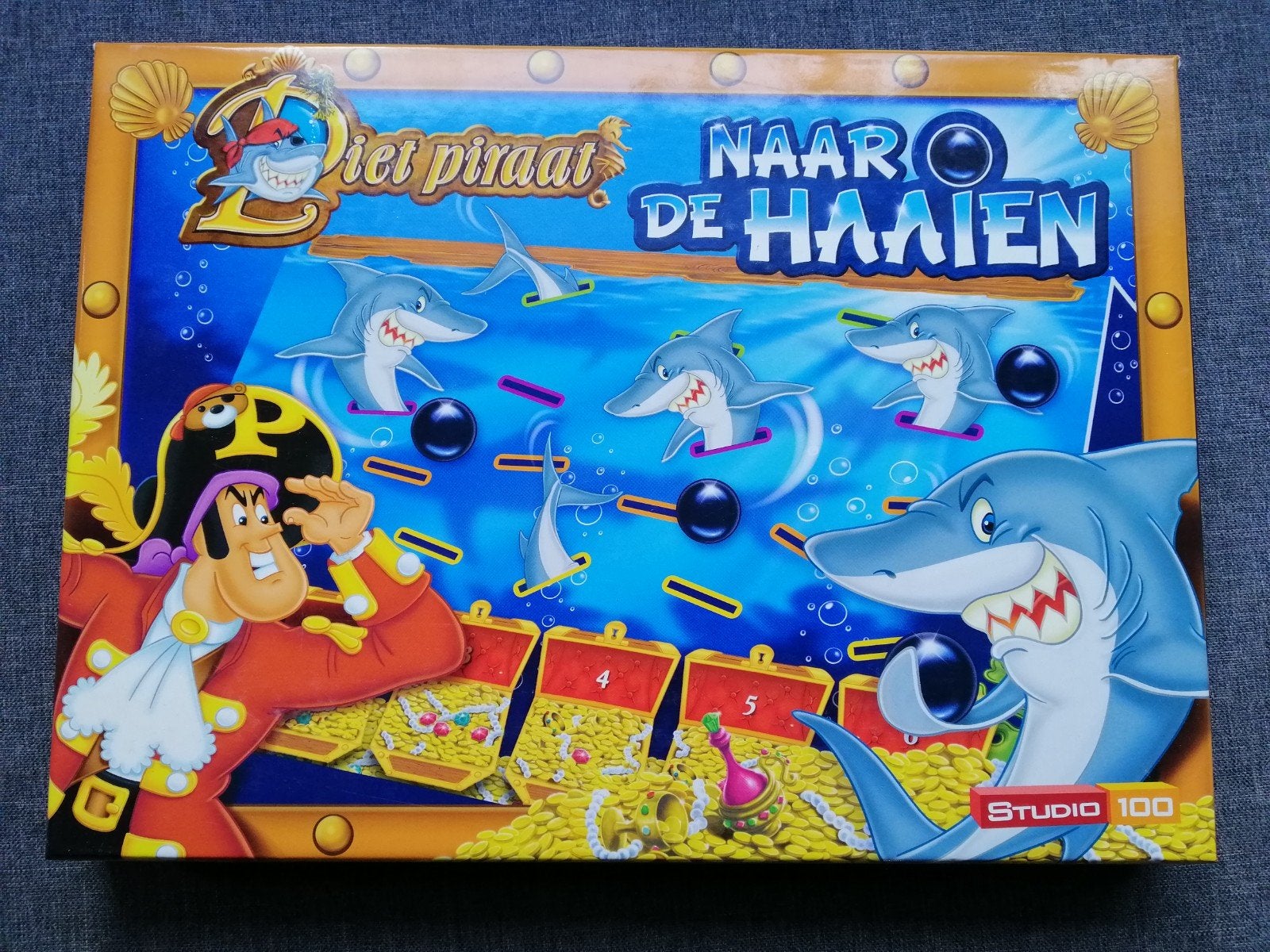 Spel Piet piraat naar de haaien, Hobby en Vrije tijd, Ophalen of Verzenden